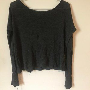 Grey Long Sleeve T Shirt